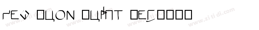 New Icon Script Regu字体转换 New Icon Script Regu字体转换